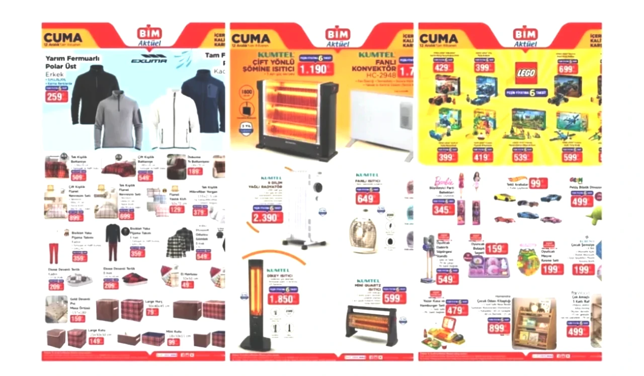 BİM'de Yeni Dikey Isıtıcılar! 12 Aralık 2025 Kataloğu Yayında!