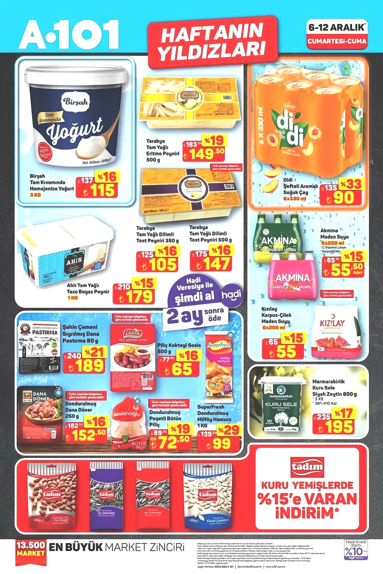 6-12 ARALIK A101 HAFTANIN YILDIZLARI AKTÜEL KATALOĞU