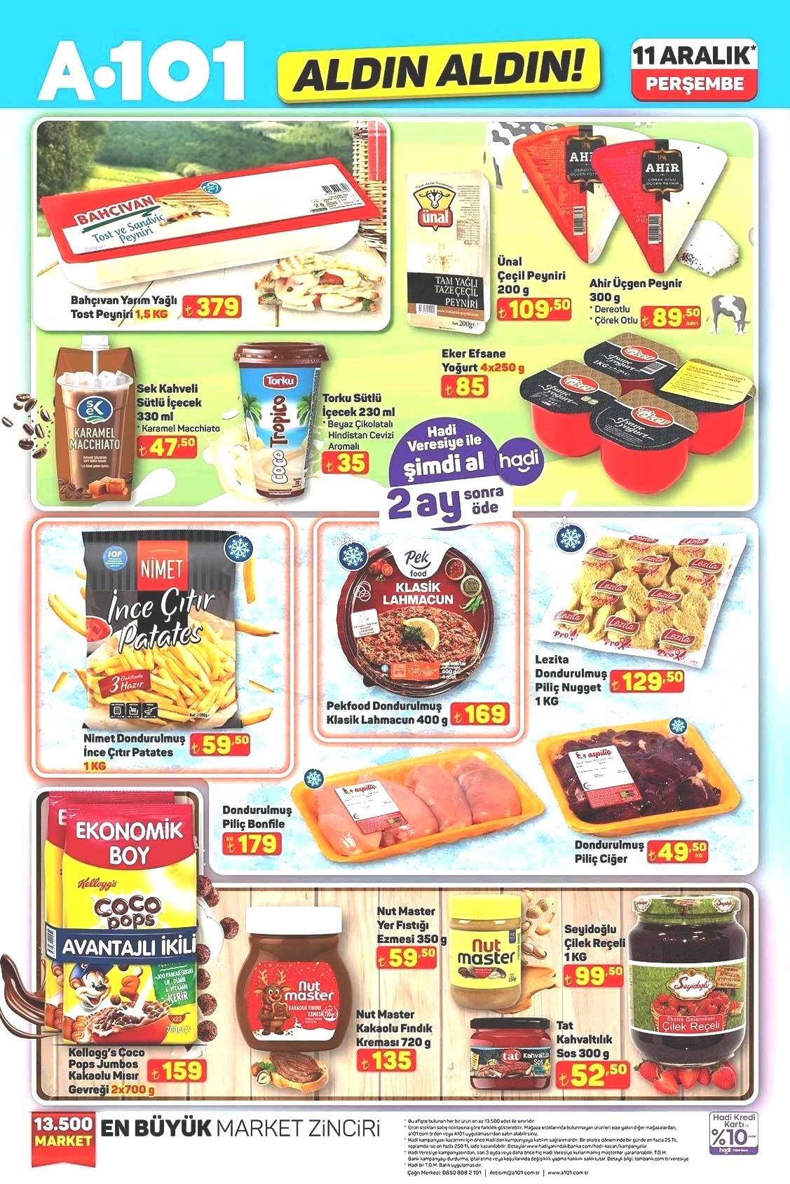 A101 ALDIN ALDIN 11 ARALIK AKTÜEL İNDİRİMLERİ