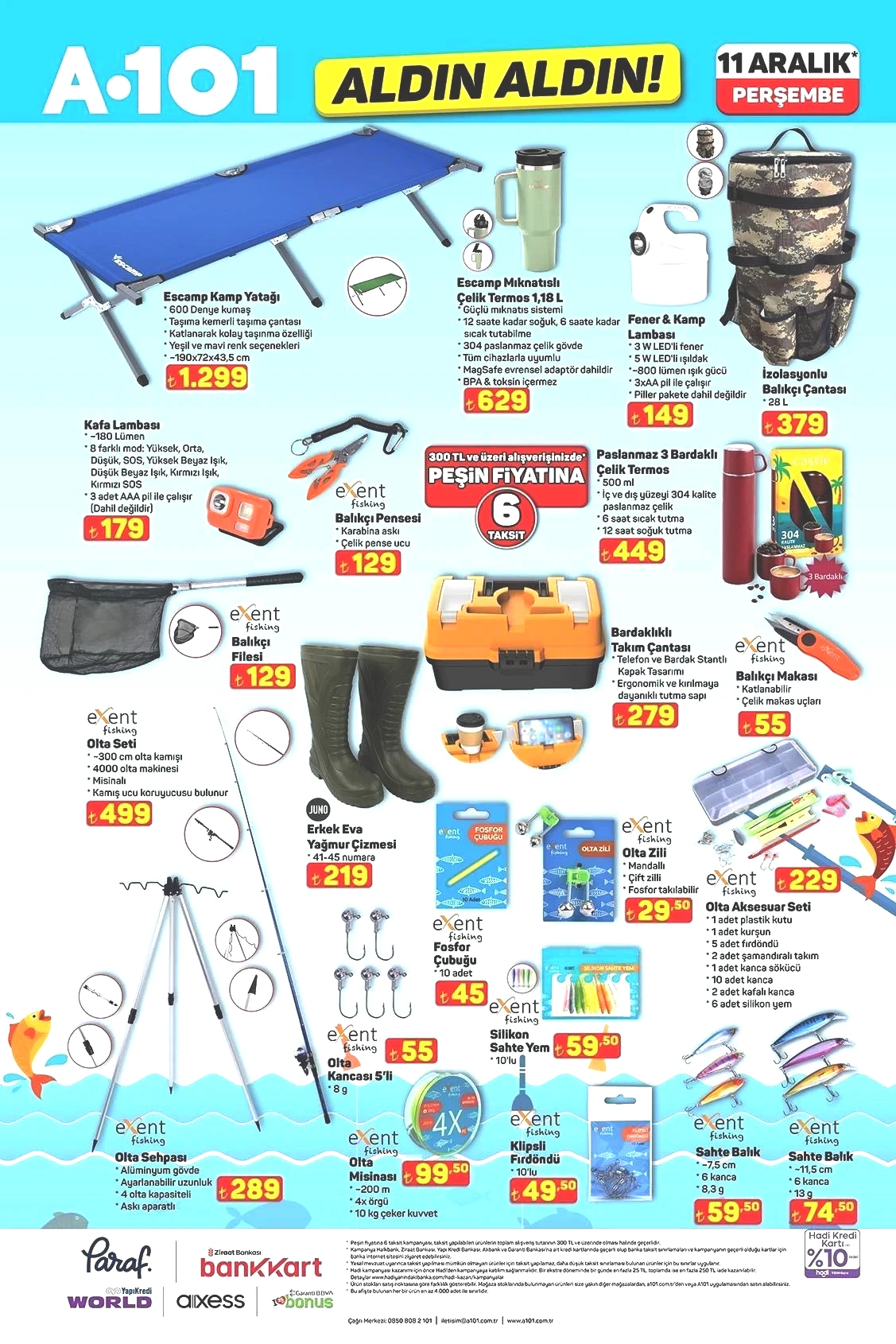 A101 ALDIN ALDIN 11 ARALIK AKTÜEL İNDİRİMLERİ