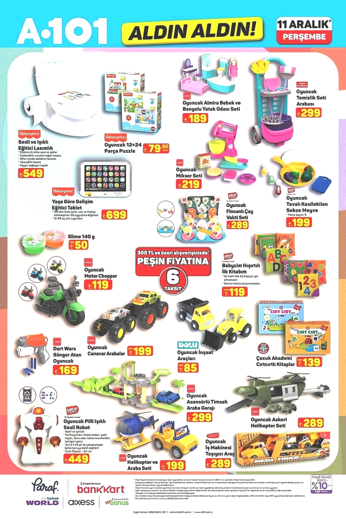 A101 ALDIN ALDIN 11 ARALIK AKTÜEL İNDİRİMLERİ