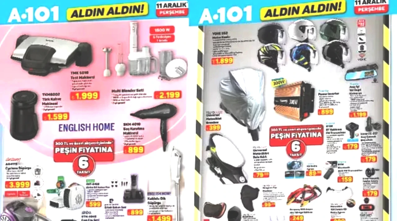 A101 11 Aralık 2025 İle Elektrikli Moped ve Isıtıcı Fan Fırsatları!